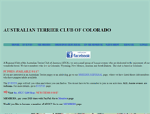 Tablet Screenshot of coloaussieterrier.com